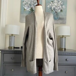 Old Navy Long Open Cardigan Oatmeal Color XL